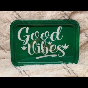 Good Vibes Decorative/Makeup/Trinket/Rolling Tray